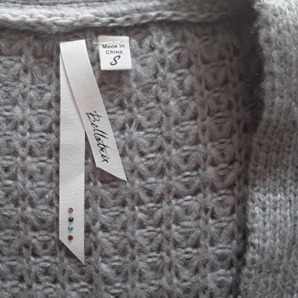 🌻Bellatrix small black and grey long cardigan - Picture 2 of 3